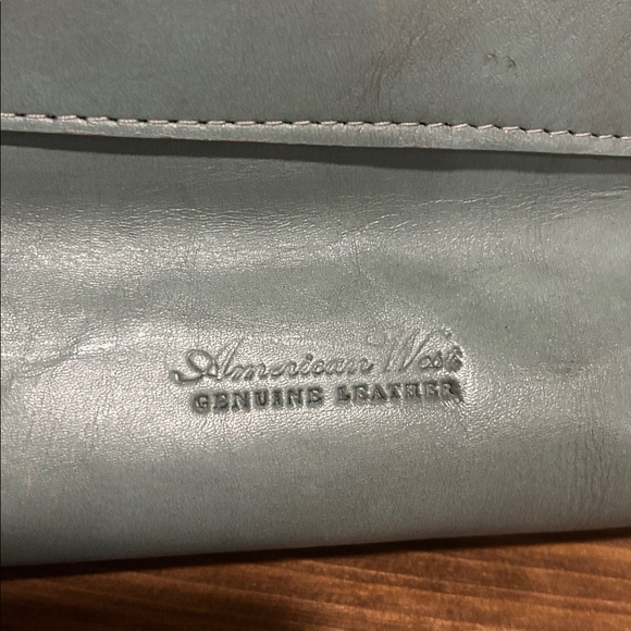 Large American West Navajo Soul genuine, leather, Zip Top Tote purse & wallet - Picture 10 of 15